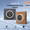 Multifunctional Smart TUYA ZIGBEE Dimming Switch X6-Dim-4L 4-button Switch