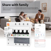 Wi-Fi Enabled Circuit Breaker Smart Overvoltage Undervoltage Circuit Breaker 4P