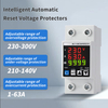 Single Phase Three Display Overvoltage And Undervoltage Protector 63A