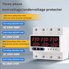 Three Phase 100A Six Display Overvoltage And Undervoltage Protector