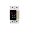 Single Phase Dual-Display Over/Under Voltage Protector 63A - Color Screen, Raised Buttons, Overcurrent Protection