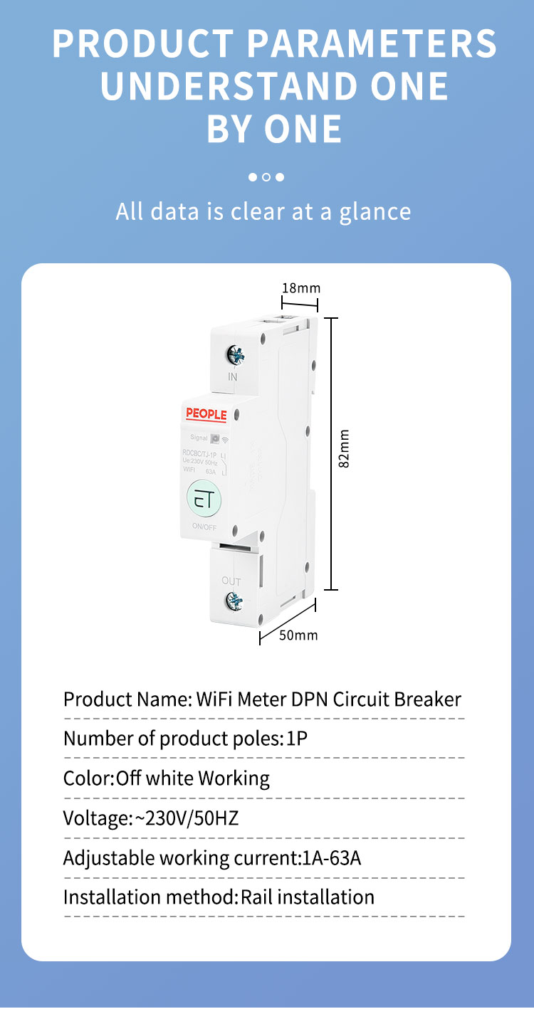 wifi smart circuit breaker