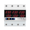 Three Phase 100A Six Display Overvoltage And Undervoltage Protector
