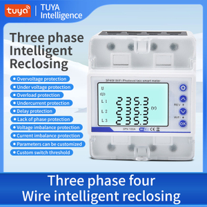 Three Phase Four Wire Photovoltaic Smart Meter 3PN 100A