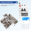 Smart Leakage Current Circuit Breaker App Controlled 2P