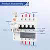 Wi-Fi Enabled Circuit Breaker Smart Overvoltage Undervoltage Circuit Breaker 4P