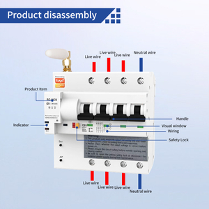 Wi-Fi Enabled Circuit Breaker Smart Overvoltage Undervoltage Circuit Breaker 4P