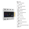 ATS Automatic Transfer Switch with Over/Under Voltage Protection 63A - Color Display, Raised Buttons, Overcurrent Guard