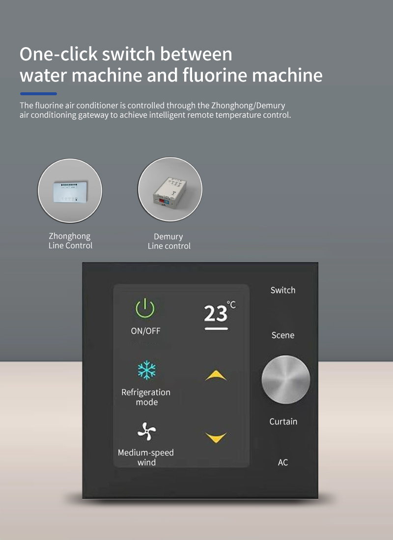 Smart Wall Switch applied in high-end residential and commercial office environments